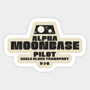 Moonbase Alpha Pilot Sticker